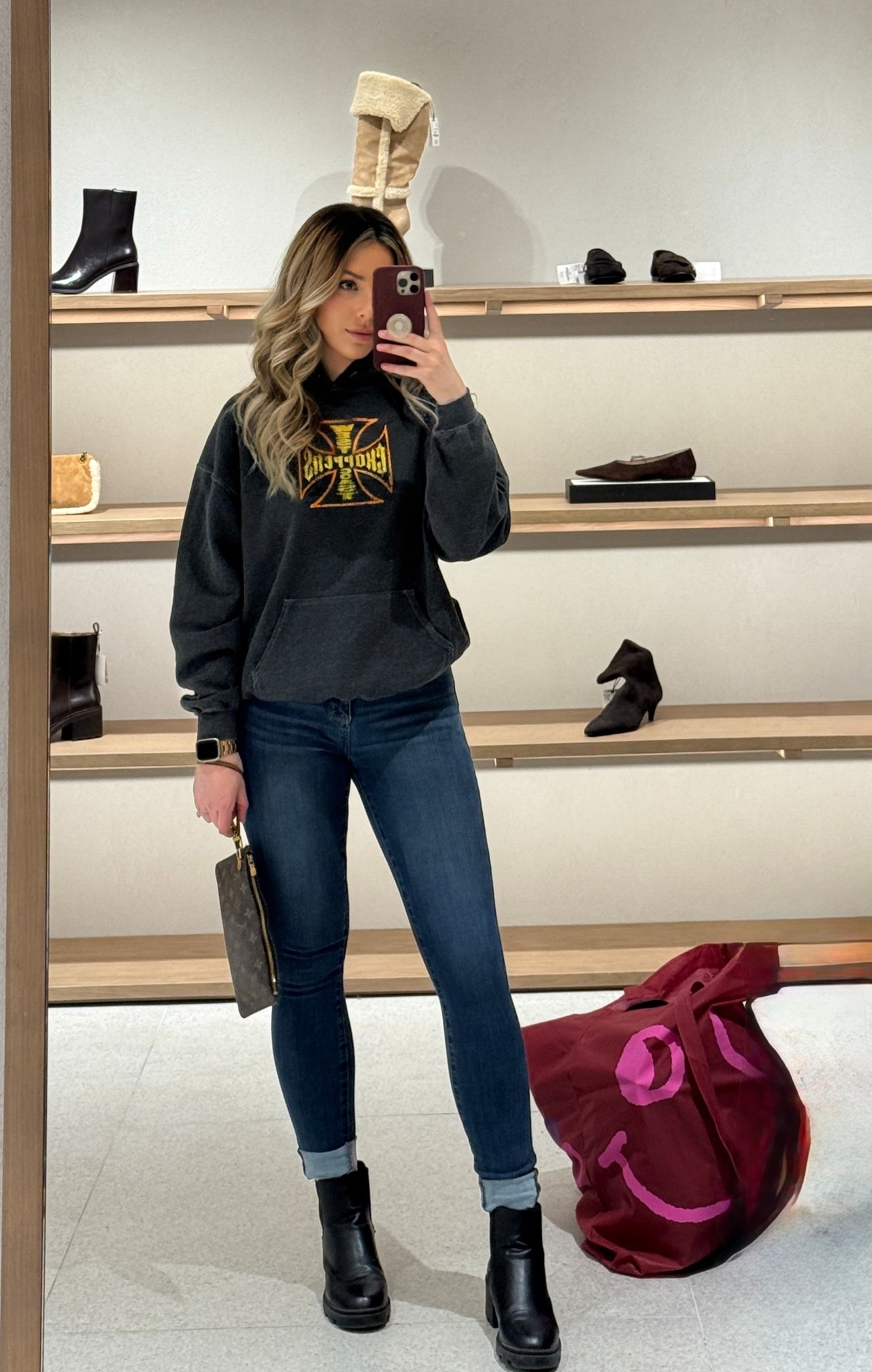 Comfortable & casual shopping day! My favorite American Eagle jeans (and they come in Long!!!!) along with my favorite Steve Madden Boots, which are on sale now! Grab them before they’re gone!

All linked below 💕



#LTKmomlife #LTKootd #LTKHoliday