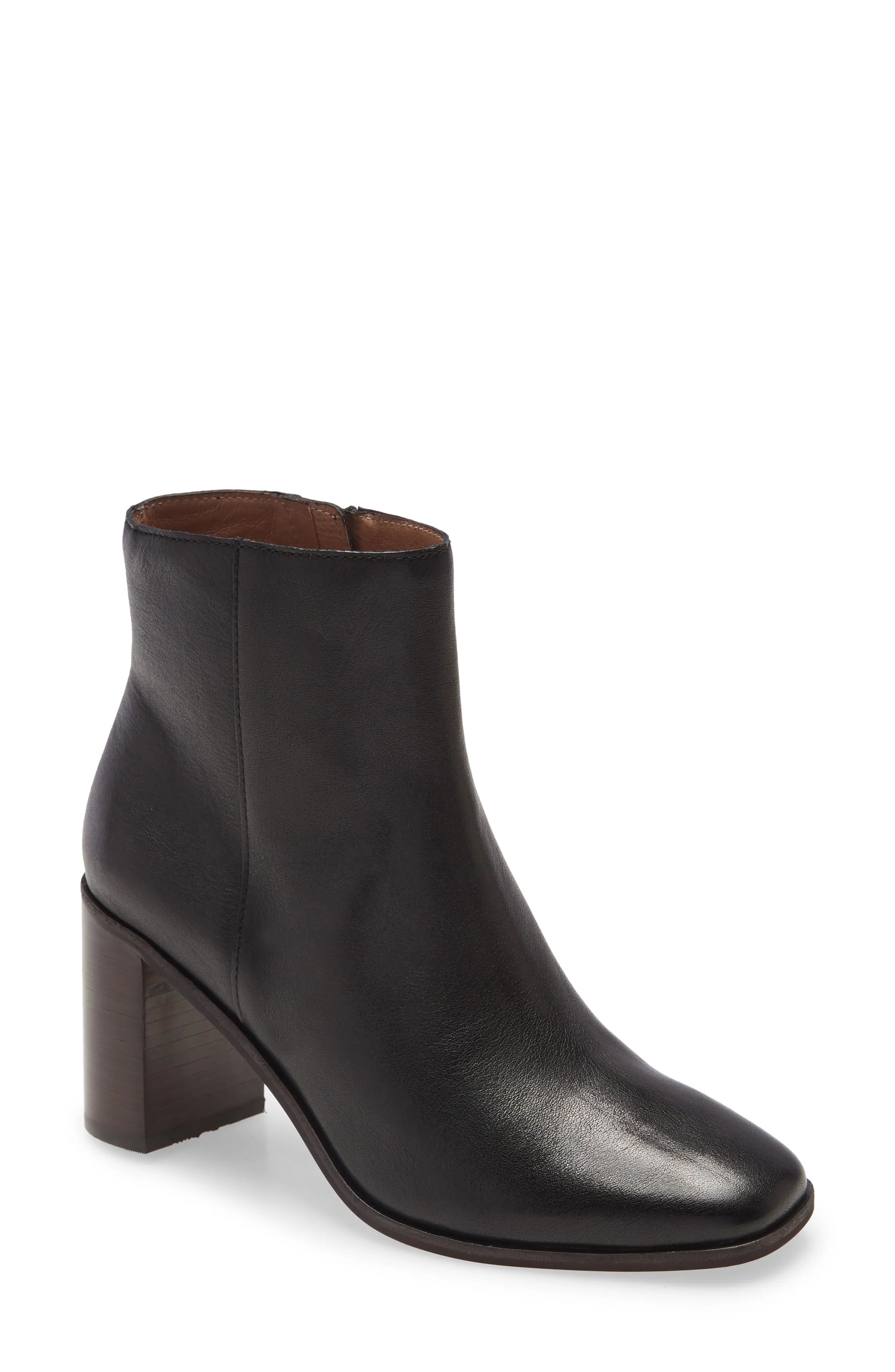 Women's Madewell The Greer Bootie, Size 7 M - Black | Nordstrom