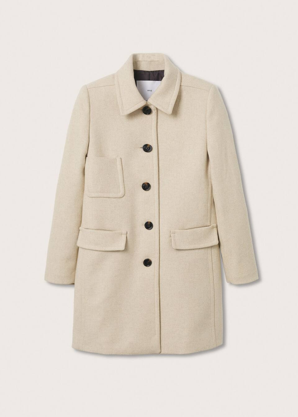 Wool Coat | Cream Jacket | Mango  | MANGO (US)