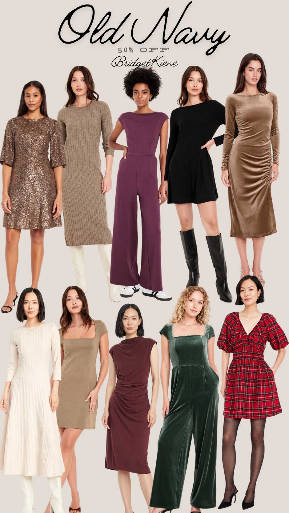 50% off at old navy! Loving these dresses 🤎

#LTKHoliday #LTKSaleAlert #LTKGiftGuide