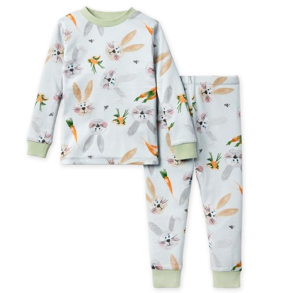 Being A Bunny Organic Cotton Pajamas - 2-Piece 18M | Burts Bees Baby