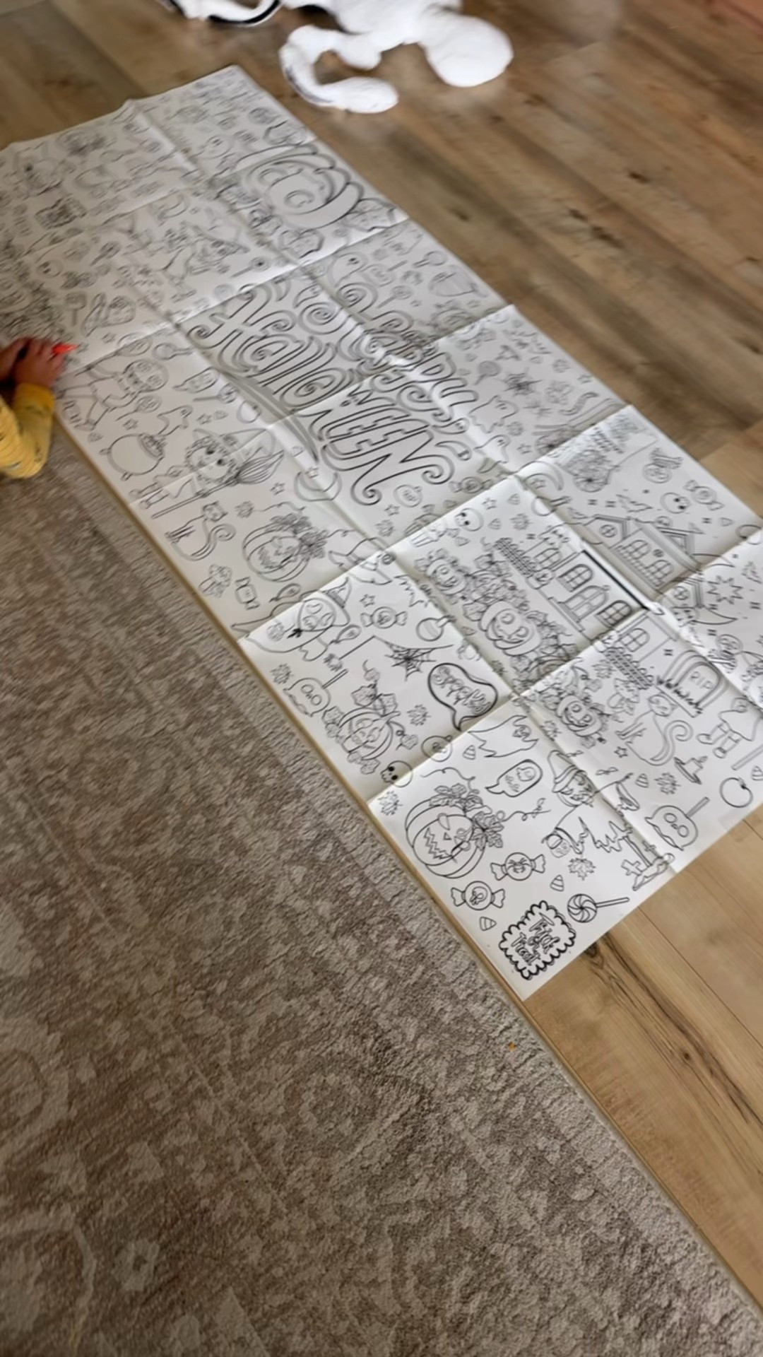 Large coloring sheet/banner for the kids! Plenty or space for 8 kids to sit around it and color, I love that it has designs right-side-up around it ! There are also posters for several other holidays to choose from!

#LTKSaleAlert #LTKFindsUnder50 #LTKKids