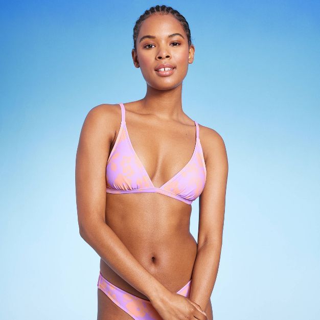 Juniors' Triangle Bikini Top - Xhilaration™ Lavender | Target