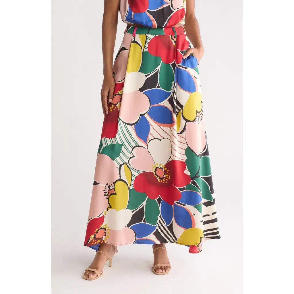 BY DESIGN Bloom Maxi Skirt in In Bloom at Nordstrom Rack, Size X-Small | Nordstrom Rack