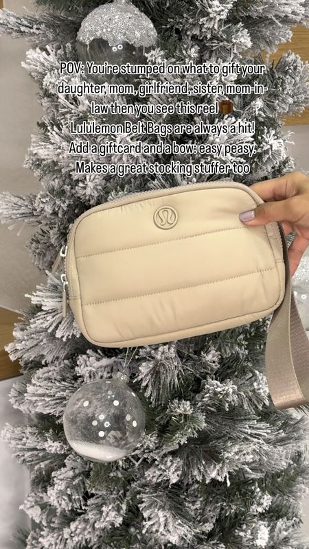 Lululemon Belt Bags are always a hit not just on holidays. Comes in more color options. The first 2 belt bags are their newest belt bags: Puffer and Velour and loooove them.
Gift guide, gift for her, teacher’s gift 

#LTKHoliday #LTKGiftGuide #LTKSeasonal