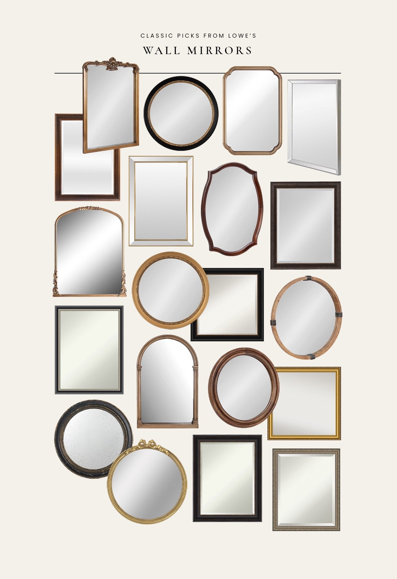 Check out my top wall mirror picks from @loweshomeimprovement for a classic look this fall! #Lowe’sPartner #Lowe’s #ad 

#LTKHome