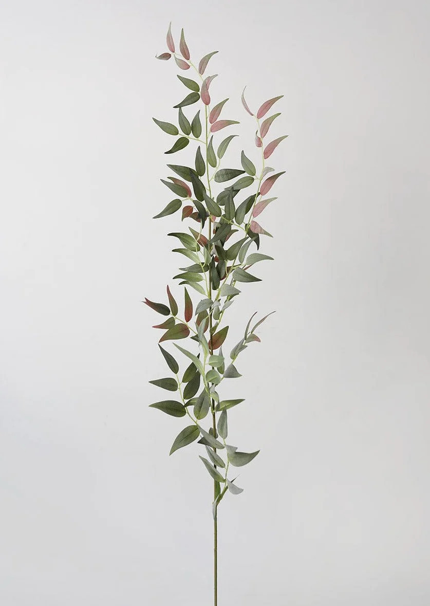 Mauve Green Fake Italian Ruscus - 49" | Afloral