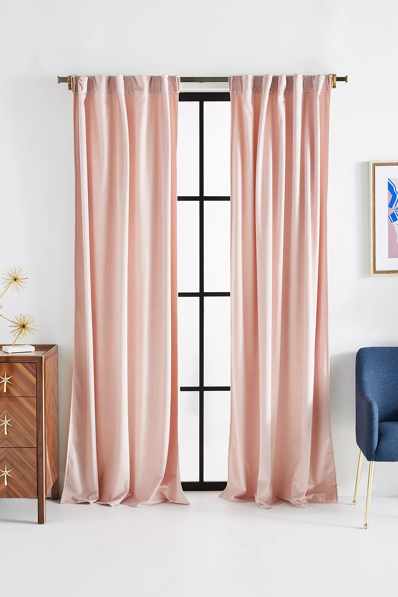 Velvet Louise Curtain | Anthropologie (US)