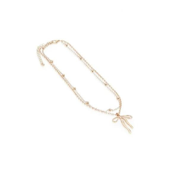 Weekend Academy Girls Bow Necklace | Walmart (US)