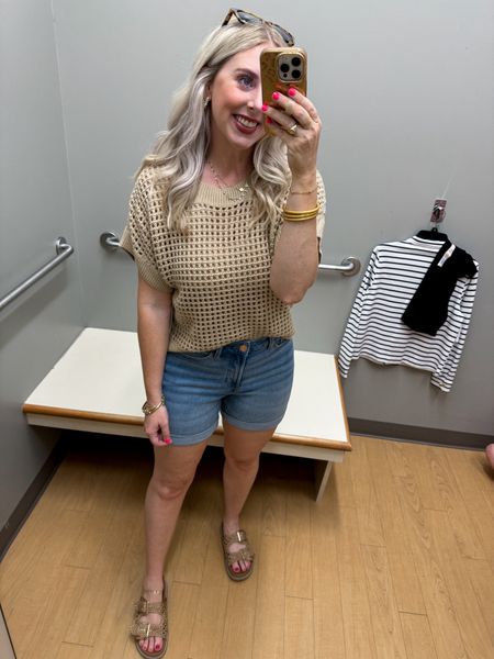 Kohls try on, open knit sweater, jean shorts, Lauren Conrad 

#LTKStyleTip #LTKSaleAlert #LTKFindsUnder50