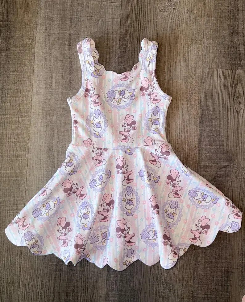 Disney Minnie and Daisy Activewear Yoga Dress Built In Shorts FREE SHIPPING | Etsy (Global)