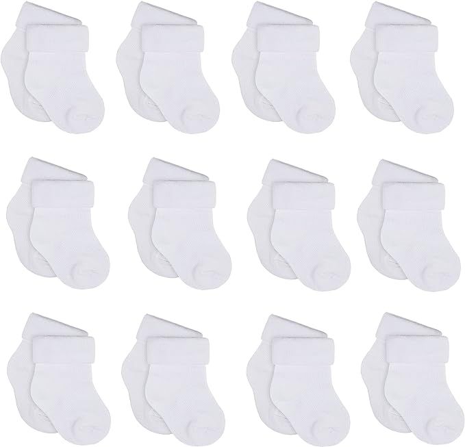 Onesies Brand Baby 12-Pair Bootie Socks | Amazon (US)