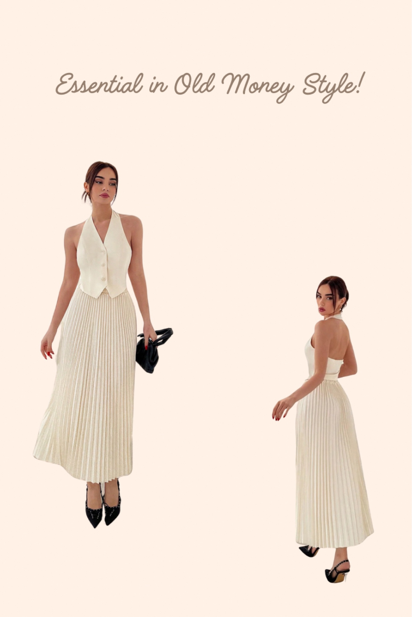 Essential in old money style. Single breasted vest and pleated skirt  

#LTKStyleTip #LTKFindsUnder50 #LTKSaleAlert