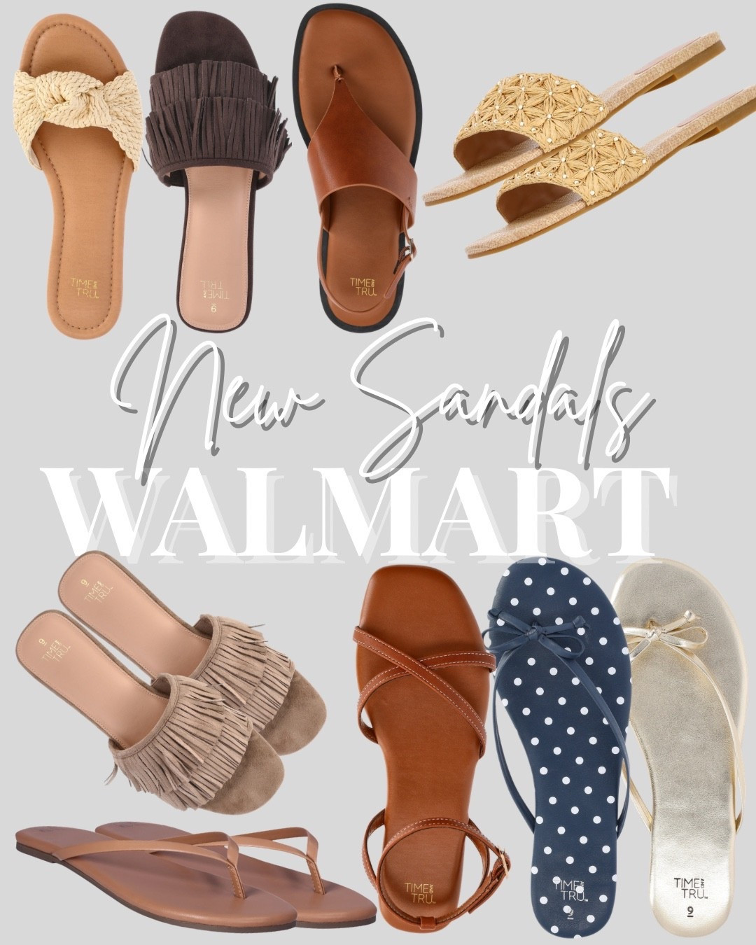 New sandals at Walmart! 😍 

#LTKgrwm #LTKU #LTKootd