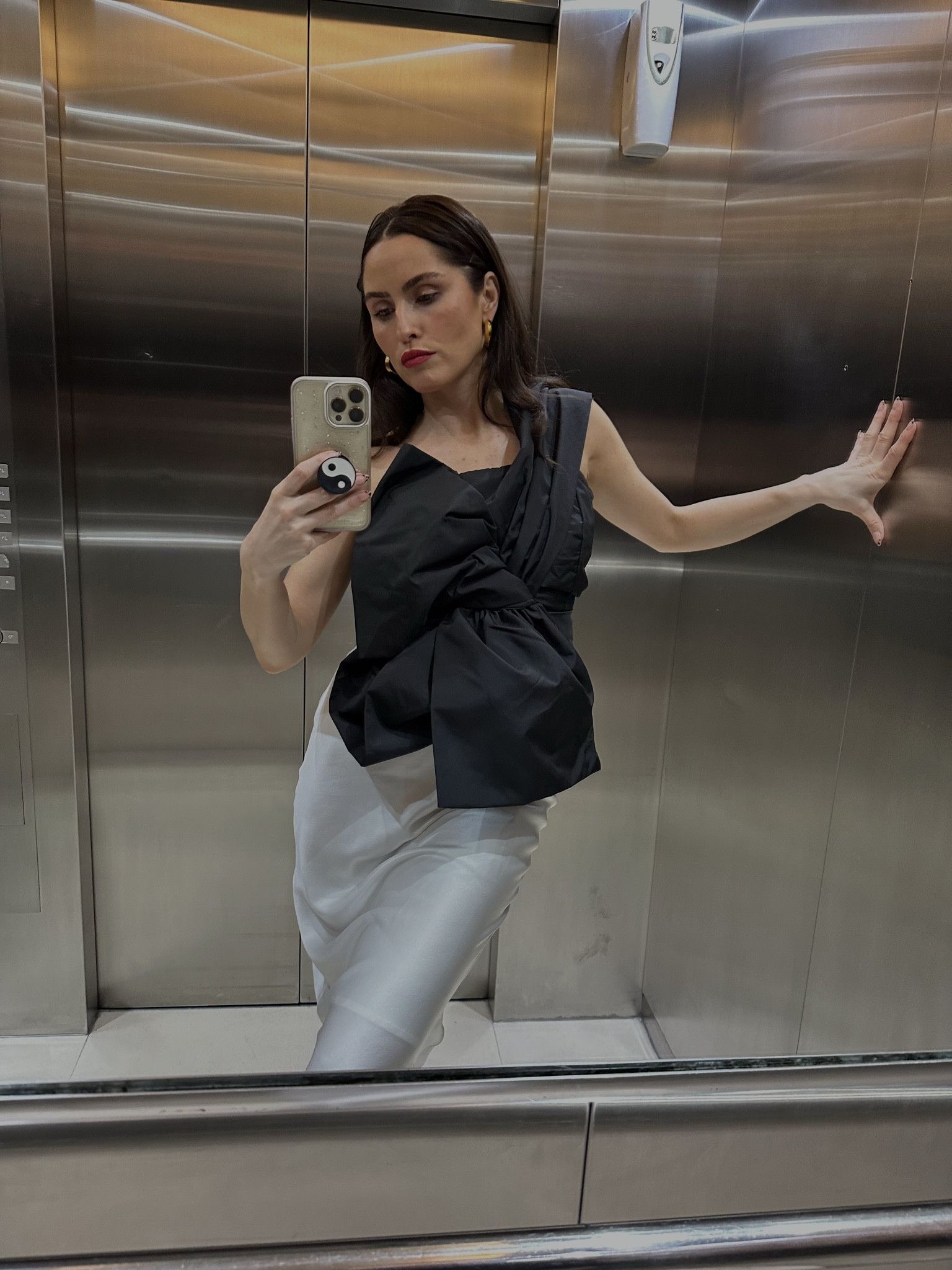 Summer clothes, summer top, bow top, black top, chic outfit, holiday outfit, white skirt, white maxi skirt, wedding dress guest spring

#LTKstyletip #LTKeurope