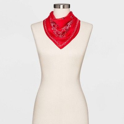 Women's Collection XIIX Americana Bandana Scarf - Red | Target