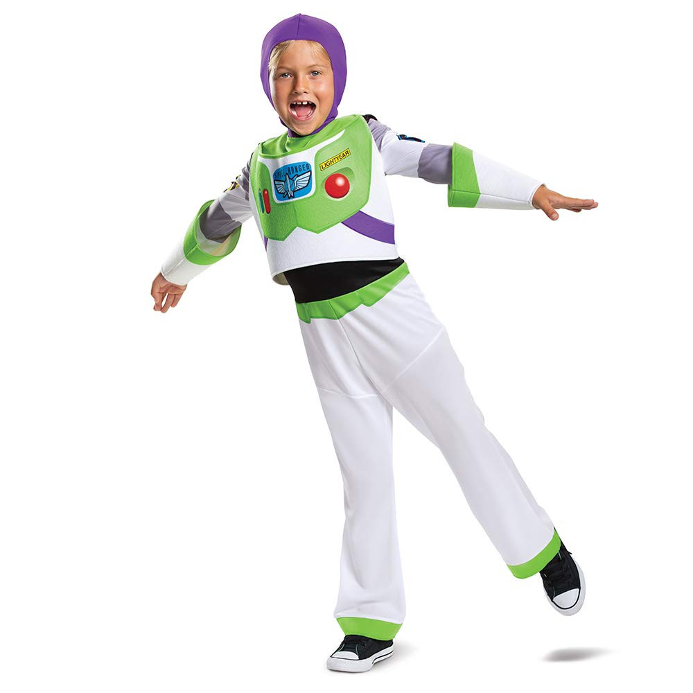Disguise Disney Toy Story Toddler Buzz Lightyear Classic Costume, White, 3T/4T | Amazon (US)