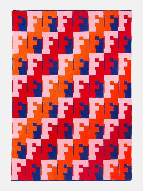 On Repeat Blanket - Red / Pink / Orange / Royal | BaubleBar (US)