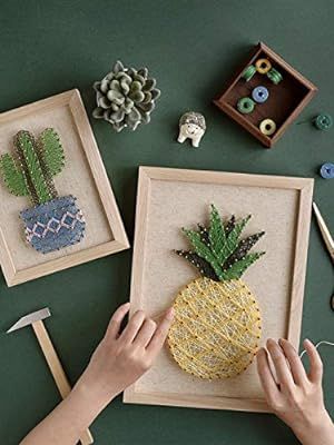 RM Studio DIY Pineapple String Art Kit with All Necessary Accessories and Frame for Kids Students... | Amazon (US)