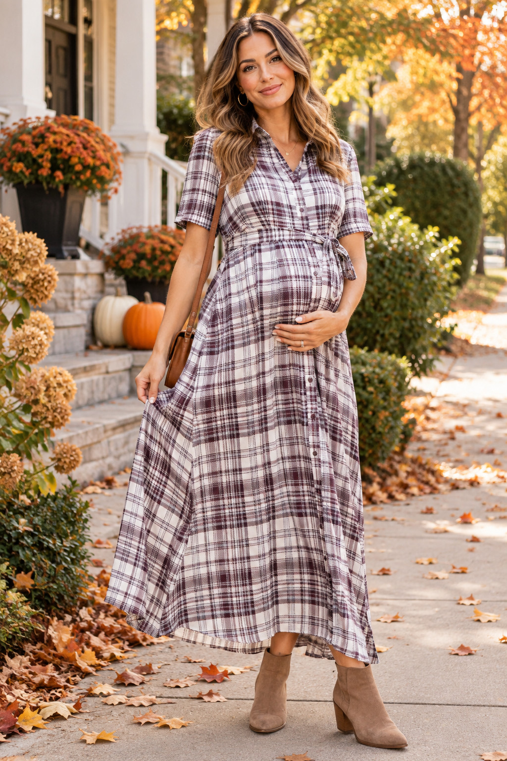 I’m loving these easy PinkBlush maternity dresses for fall 🤎 They’re the kind of pieces you can throw on with ankle boots and instantly feel put together. So good for brunch, errands, family photos, baby showers, or just a cozy weekend outfit. #MaternityDresses #PinkBlushMaternity #FallMaternityStyle #PregnancyFashion #CasualMaternityOutfits #BumpFriendly #FallWardrobe #PregnancyStyle #AutumnOutfits #MaternityFinds 

 #LTKSeasonal #LTKSaleAlert #LTKBump