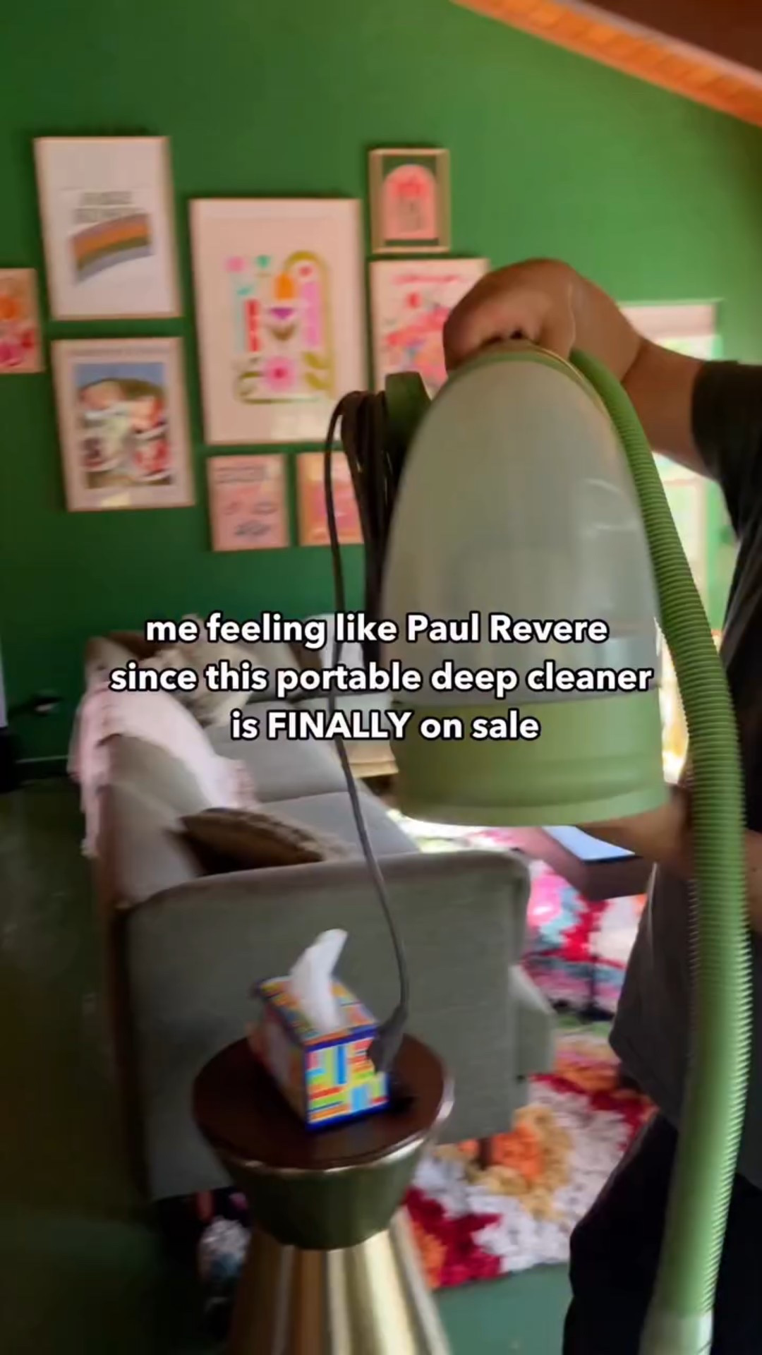 ALERT‼️it's finally on sale! Comment "Deal" and i'll send the link to your DMs. It's on the Amazon Big Deal Days promo so the sale ends TONIGHT

🧽 We love this Bissell machine for our couches and car seats, it's always insane how much dirt it picks up in such a little amount of time. It's the only thing on the big deal days I swear everyone needs. 

#amazon #amazonfinds #clean #cleaning #homedecor #littlegreenmachine #homeowner @bissellclean