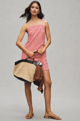 By Anthropologie Apron-Style Mini Dress | Anthropologie (US)