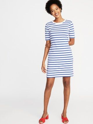 Fitted Crew-Neck Tee Dress for Women | Old Navy US