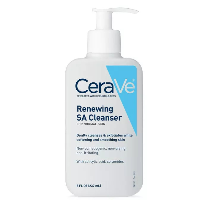 CeraVe Renewing Face Cleanser for Normal Cleanser with Salicylic Acid - 8 fl oz | Target