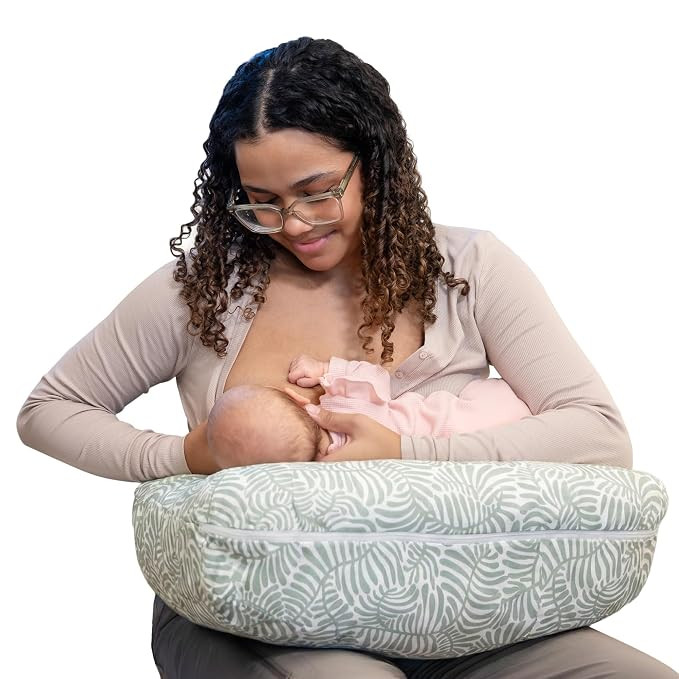 Boppy Complete Nursing Pillow, Breastfeeding & Bottle Feeding Ergonomic 2-in-1 Feeding Pillow wit... | Amazon (US)