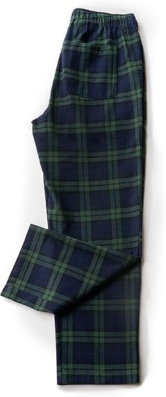 LAPASA Men's Pajama Pants Cotton Flannel Plaid Lounge Fleece Warm Sleepwear Pants PJ Bottoms Draw... | Amazon (US)