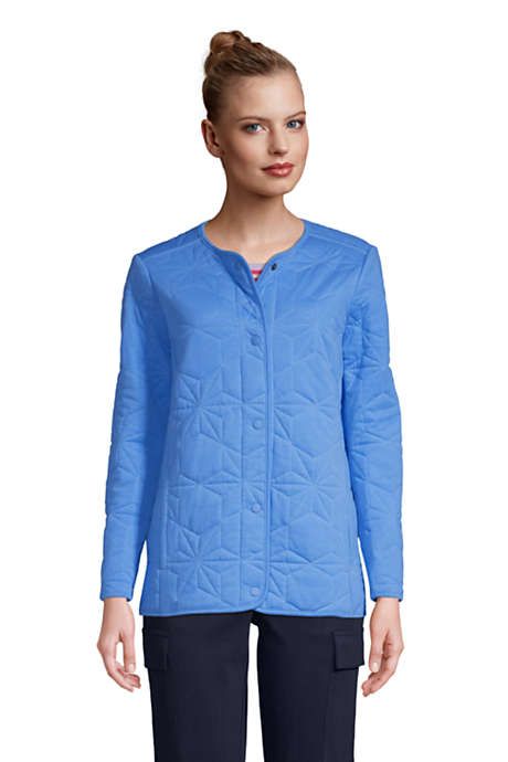 Women's Insulated Cotton Long Jacket | Lands' End (US)