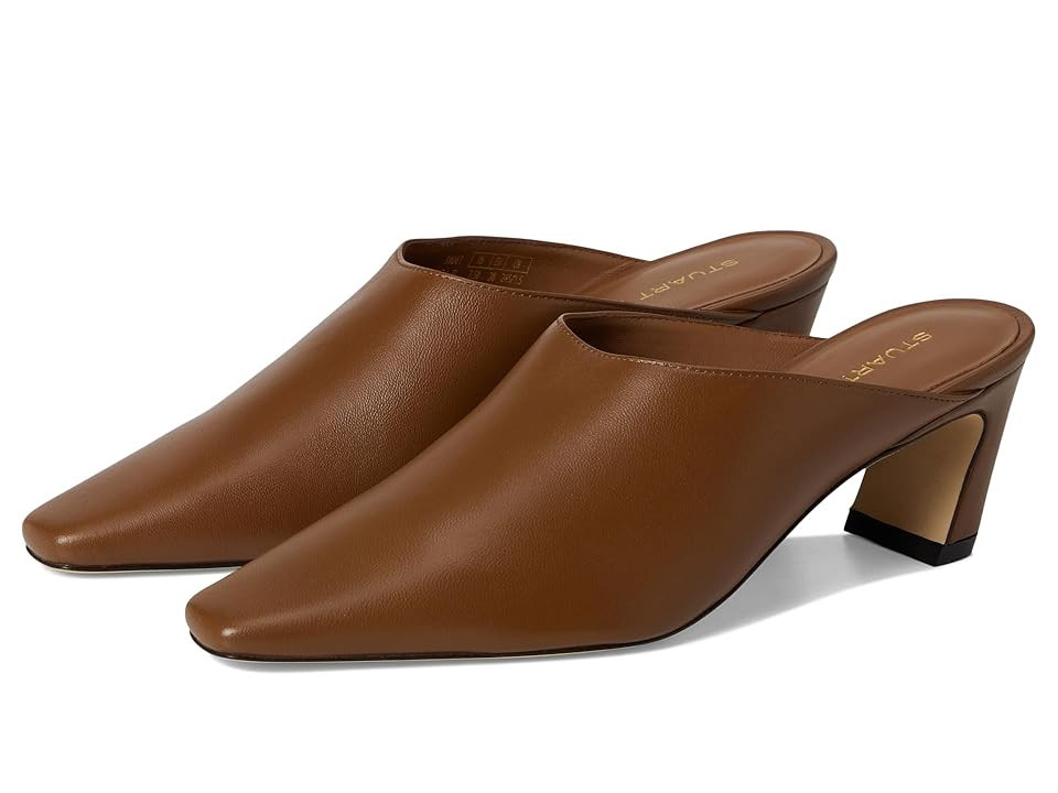 Stuart Weitzman Stassi Mule 50 Women's Dress Sandals Toasted Almond : 6.5 M, Leather | Zappos
