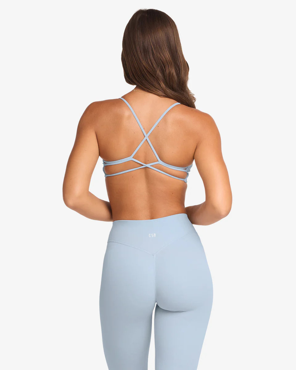 Form Hailey Crop | Dusty Blue | Crop Shop Boutique US