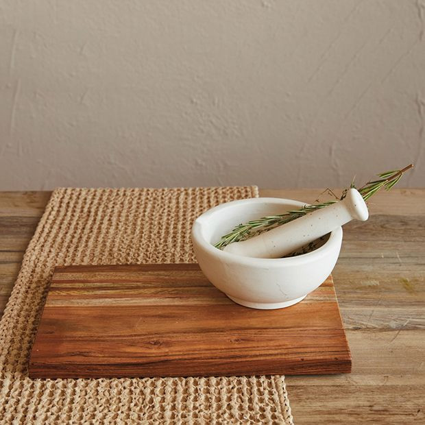 Speckled Stoneware Mortar and Pestle Set | Antique Farm House