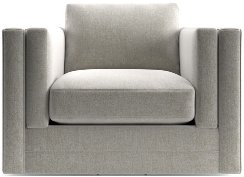 Lakeview Upholstered Swivel Accent Chair | Crate & Barrel | Crate & Barrel