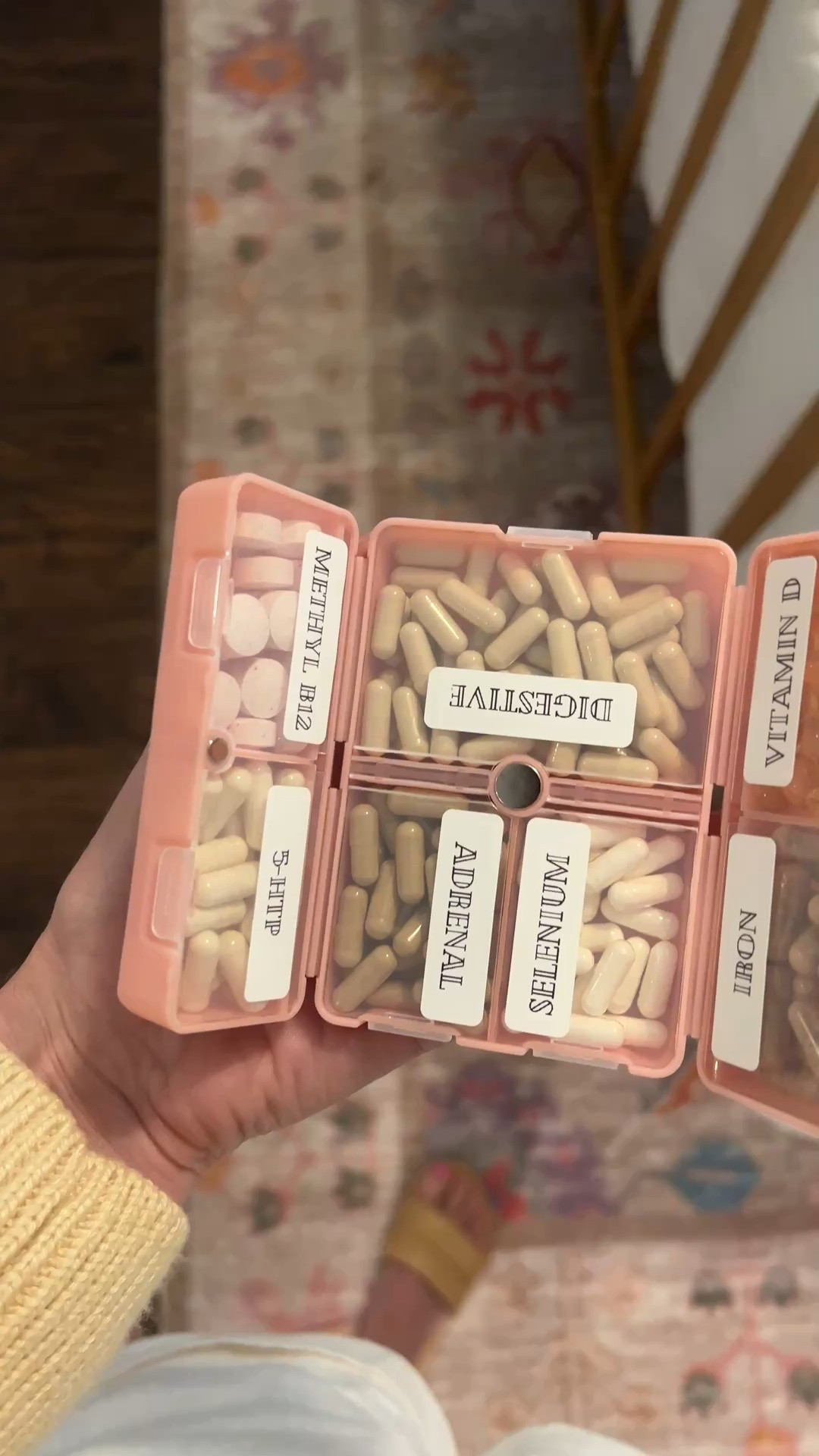 the joy! all from packing my supplements in this super handy and perfect size case. seven compartments make it easy to pack everything i need to stay on top of my vitamins and supplements while i’m traveling. so obsessed. 

and the label maker is on sale. it’s so easy to use with an app on your phone!

#LTKTravel