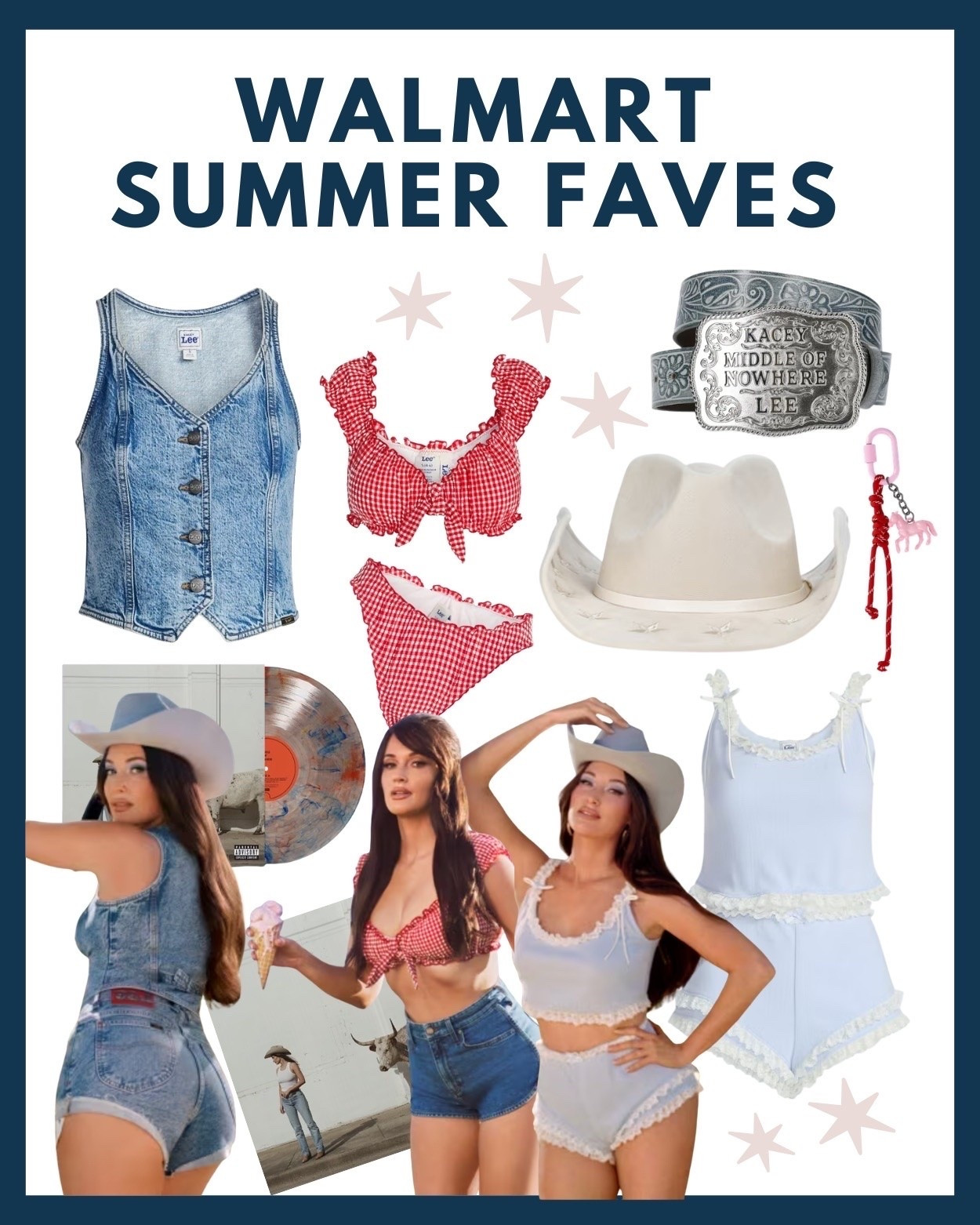 The new Kacey Lee line at Walmart is SO cute 🤠✨ It’s giving cool girl western with a trendy little coastal twist and we fear we want every single piece. The vibes are effortless, elevated, and the kind of outfits that make it look like you have your life together…cowgirl or not! Yeehaw! 😂👏

If you missed Lina’s Walmart try-on, you can still shop her fave summer picks while they’re in stock… because the good stuff does NOT stay around long as we know 💁🏼‍♀️ 👀🛒  @WalmartStyle  #WalmartPartner #WalmartStyle

#LTKgrwm #LTKootd #LTKmomlife