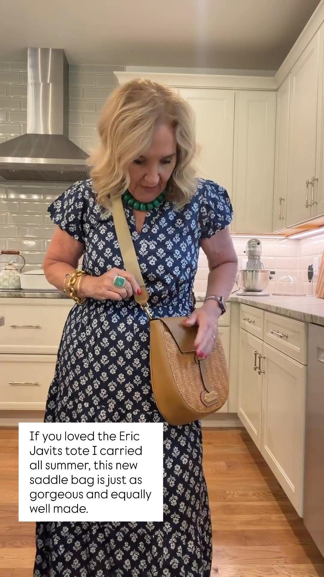 This Eric Javits saddle bag is a timeless investment piece. Crafted with beautiful raffia and leather, it has that classic, elevated look that works with everything from casual denim to dresses. If you loved the Eric Javits tote I carried all summer, this new saddle bag is just as gorgeous and equally well made.

💡 LTK MADE EASY
❤️ Heart = Support my posts!
🔖 Save = Get sale & restock alerts
📋 Lists = Keep favorites organized
📲 Share = Send lists and products to a friend. Hello, Christmas List!
💬 Comment = Ask me anything about what I’m wearing.:-)

#LTKootd #LTKOver40 #LTKSeasonal