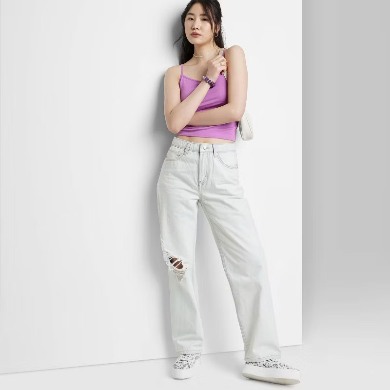 Women's High-Rise Straight Dad Jeans - Wild Fable™ | Target