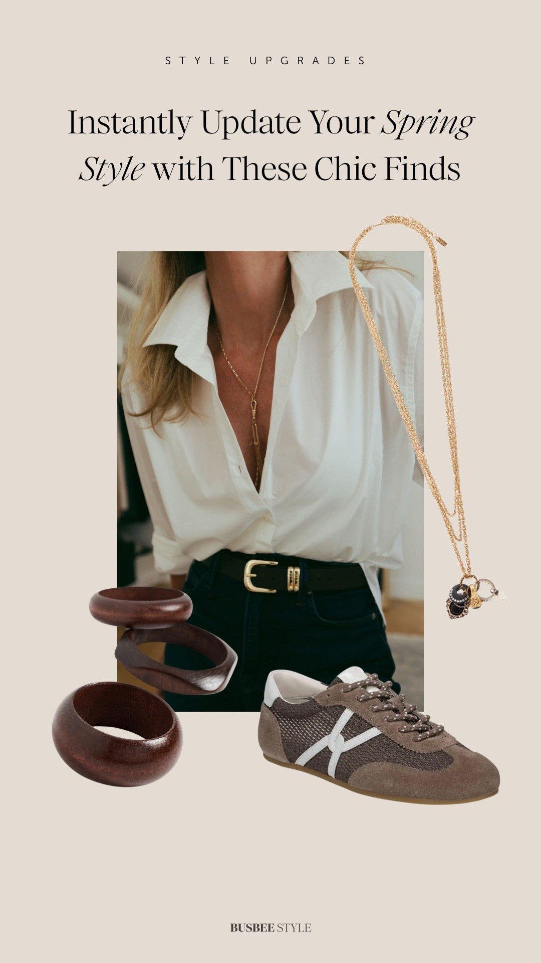 Slim profile sneakers, bangle bracelets, and pendant necklaces are 3 of this season’s chicest accessories that will instantly add a modern, elevated touch to any look. 

#LTKSeasonal #LTKOver40