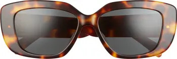CELINE Triomphe 55mm Rectangular Sunglasses | Nordstrom | Nordstrom