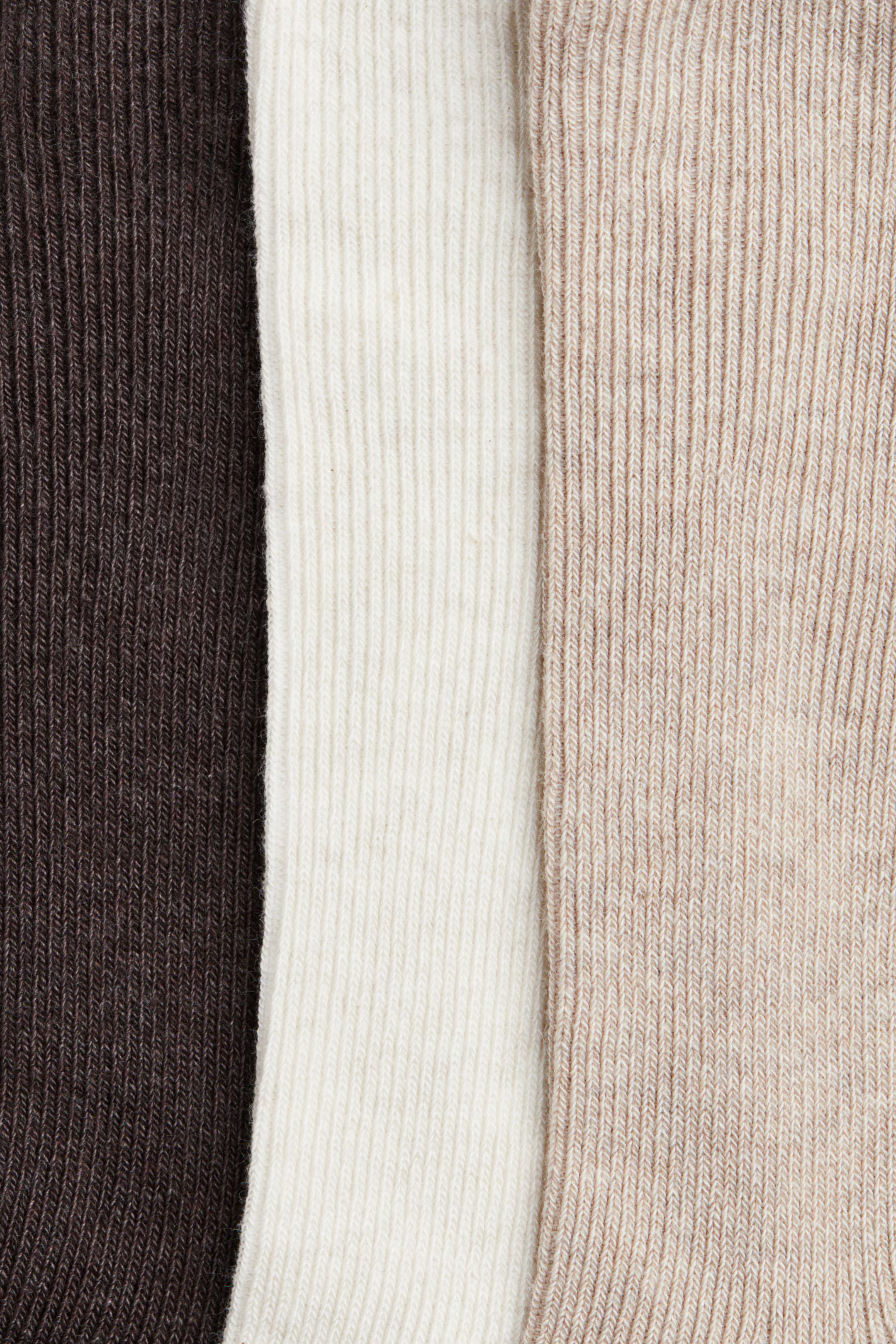 3-pack ribbed socks | H&M (UK, MY, IN, SG, PH, TW, HK)