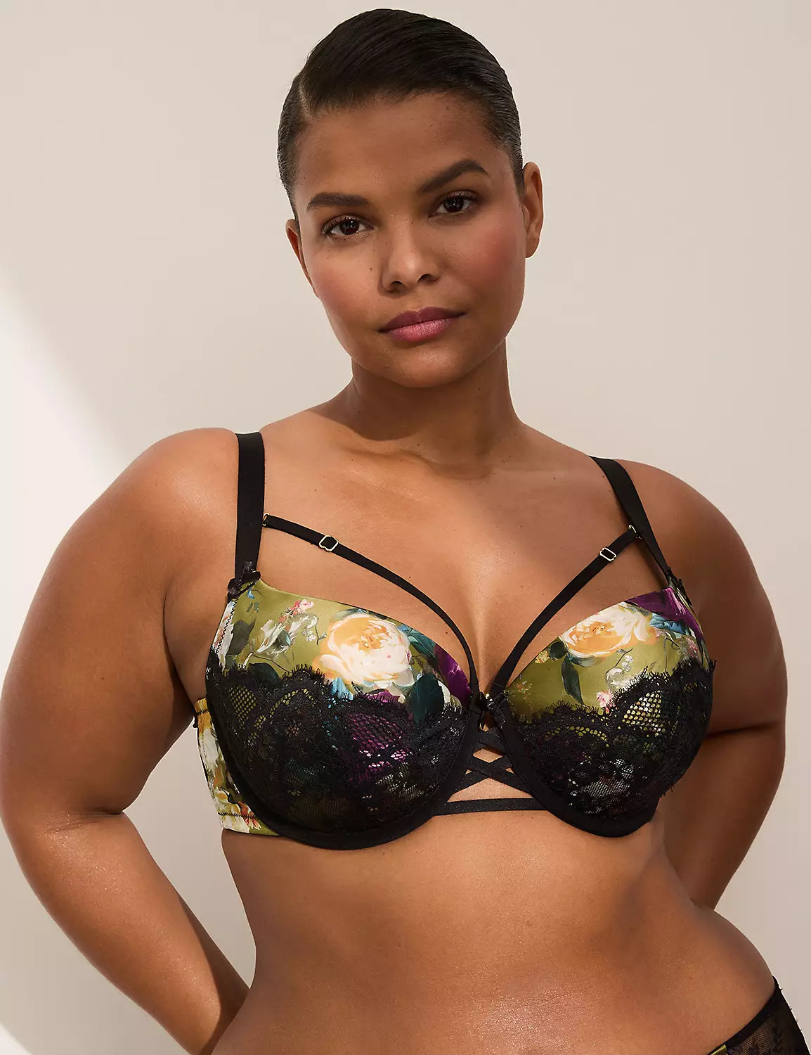 Stretch Satin Boost Balconette Bra | LaneBryant | Lane Bryant (US)