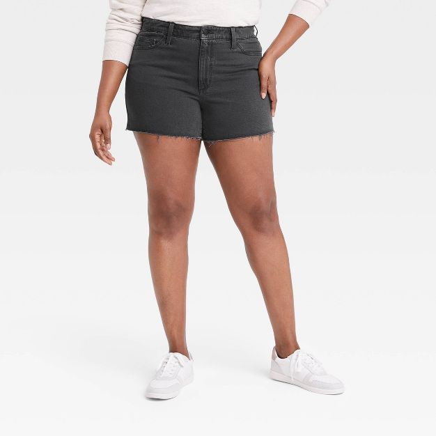 Women's High-Rise Vintage Midi Jean Shorts - Universal Thread™ | Target