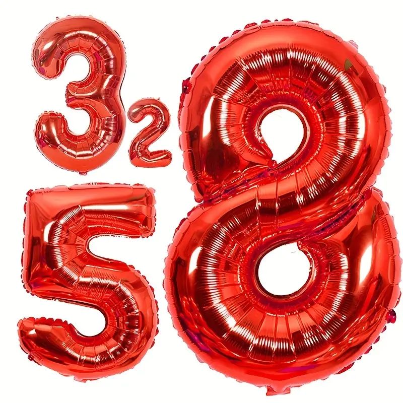 1pc, 40-inch Large American Number Balloon - Perfect for Birthday Parties and Decorations - Alumi... | Temu Affiliate Program