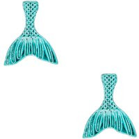 Mermaid Tail Stud Earrings | Claire's (UK)