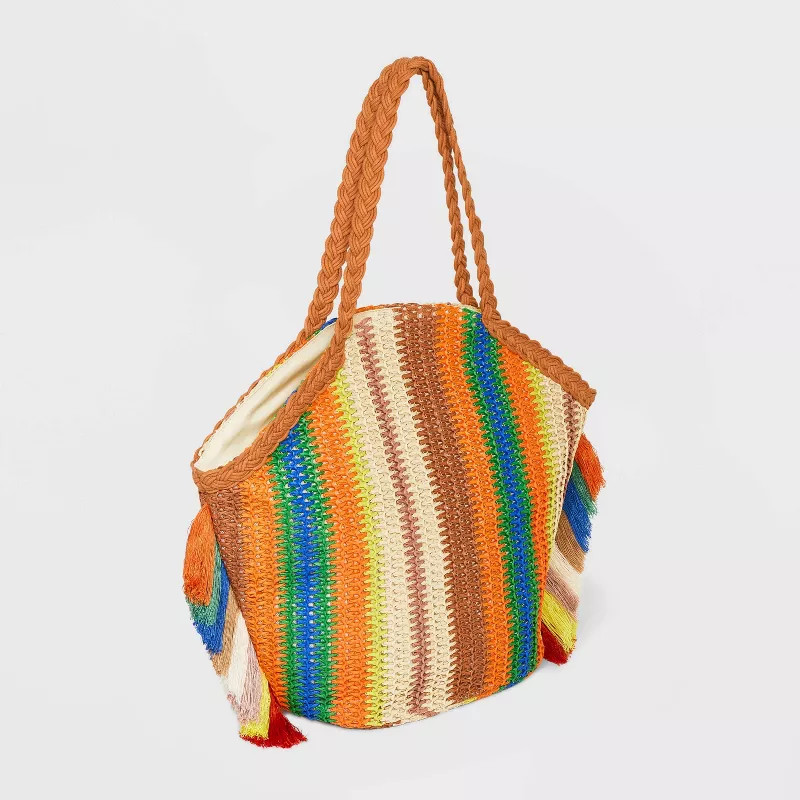 Straw Tote Handbag - Shade & Shore™ | Target
