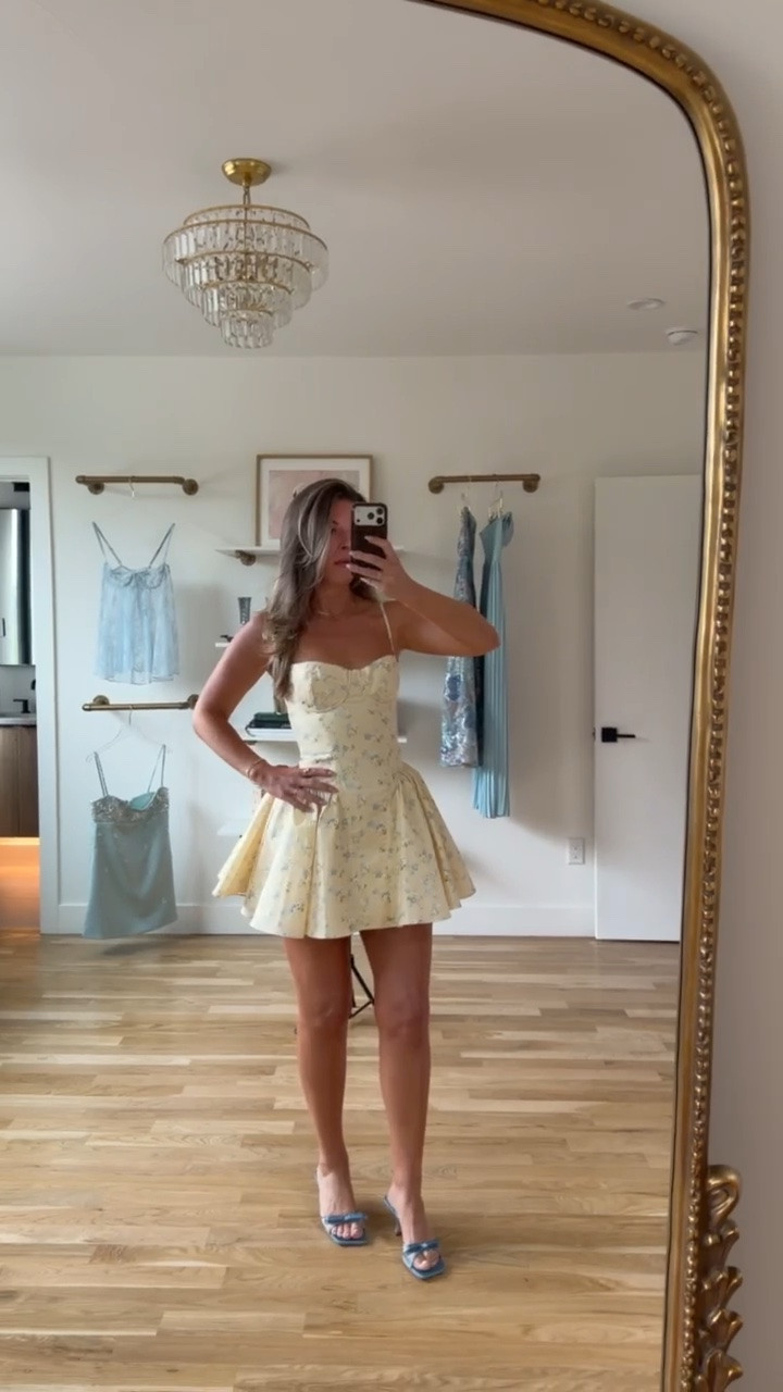 yellow mini graduation dress, baby shower bridal shower 

Electric picks code: emerson20
divi: emerson15

i did my normal size small 

graduation 
summer events
baby shower 
corset dress
mini dress
floral 
white dress

#LTKParties

#LTKootd #LTKSeasonal
