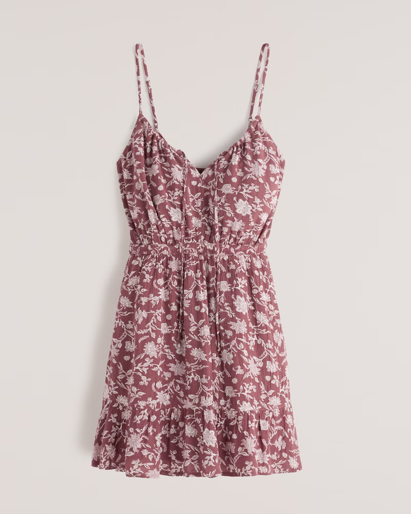 Easy Waist Mini Dress | Abercrombie & Fitch (US)