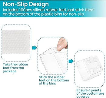 Vtopmart 25 PCS Clear Plastic Drawer Organizers Set, 4-Size Versatile Bathroom and Vanity Drawer ... | Amazon (US)